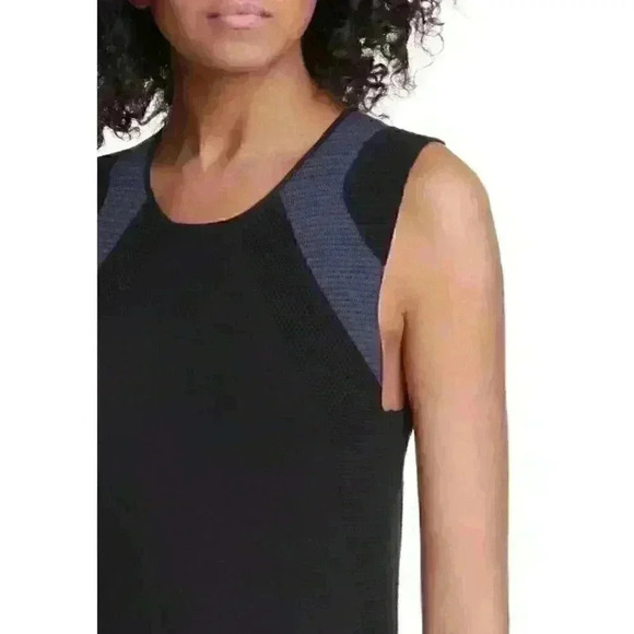 NWOT Women's Black Stretch-knit Mini Dress - Picture 5 of 8